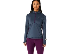 ASICS WINTER RUN 1/2 ZIP MID LAYER-Women T-Shirts & Tops