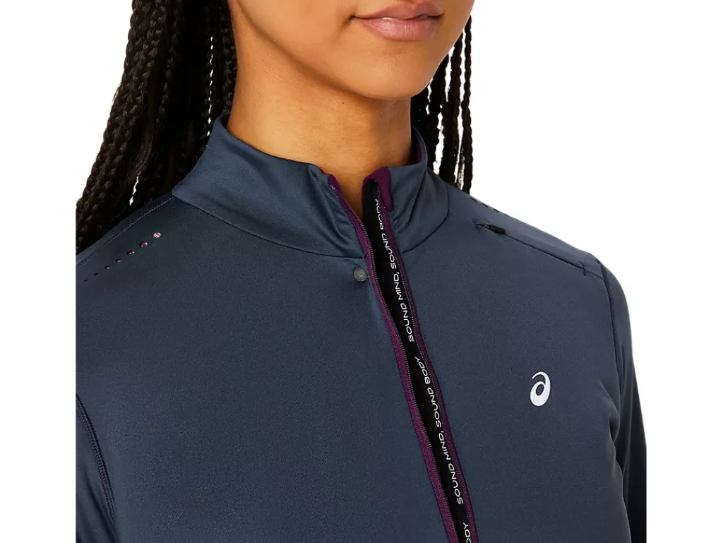 ASICS WINTER RUN 1/2 ZIP MID LAYER-Women T-Shirts & Tops